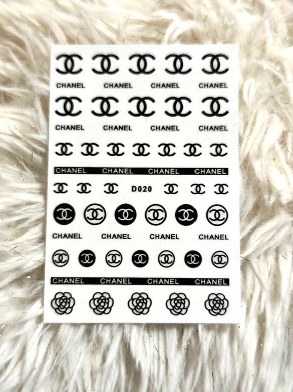 3種類】ネイルシール ブランド ブランドロゴ ブランドシール ネイル