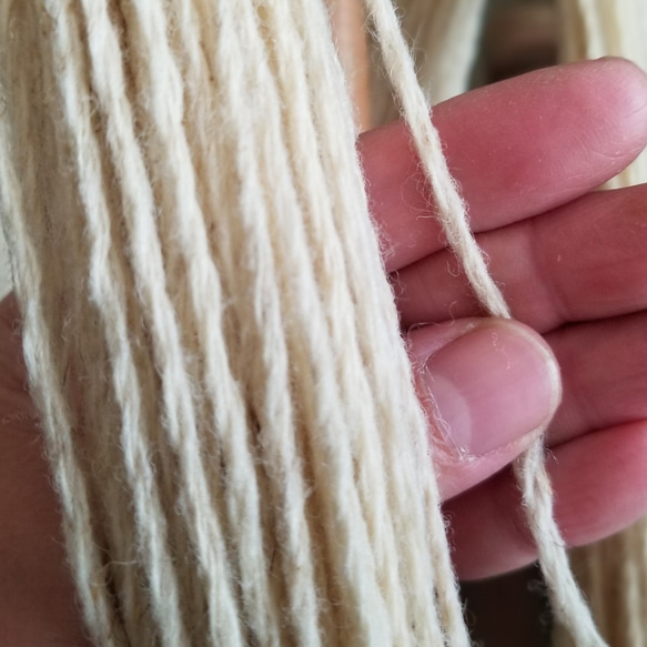 6PLY極太々500g長野県毛糸 紡績糸 送料別 受注製作 1枚目の画像
