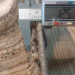 夏は涼しく冬は暖かい　天然無染ラグ　ガゼニラハット　ミニランナー　117x40cm　P248 9枚目の画像