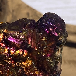 グレードがレア♡チャルコパイライト with クォーツ 鉱物標本 2401 天然石 天然色 18枚目の画像
