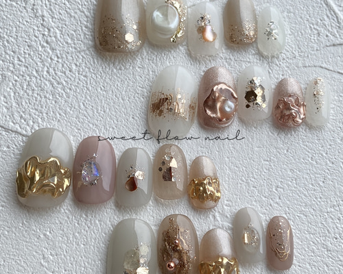 現品！ネイルチップNO.40429(1)＊20本 タイプ【ラウンドショート