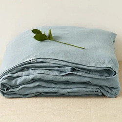 100%フレンチリネン　麻　ベッドシーツ　夏に最適 2枚目の画像