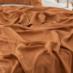 100%フレンチリネン　麻　ベッドシーツ　夏に最適 4枚目の画像