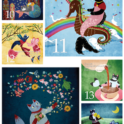 猫マーメイドの31日間万年カレンダー｜日々を癒す小さな魔法 9枚目の画像