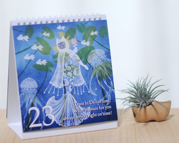 猫マーメイドの31日間万年カレンダー｜日々を癒す小さな魔法 4枚目の画像