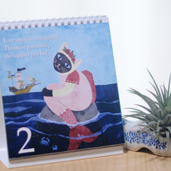 猫マーメイドの31日間万年カレンダー｜日々を癒す小さな魔法 6枚目の画像