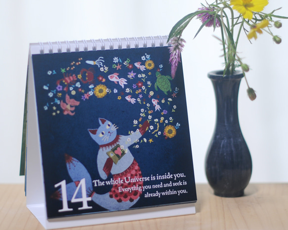 猫マーメイドの31日間万年カレンダー｜日々を癒す小さな魔法 2枚目の画像