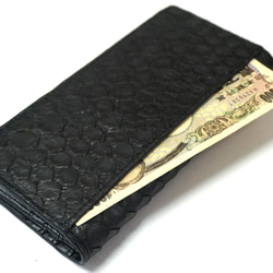 【縁起財布】ブラックパイソン 長財布 幸運財布 縁起物 権威の黒 2枚目の画像