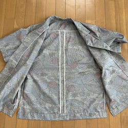大島紬のアロハシャツ メンズ 4枚目の画像