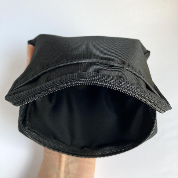 【3way】ポシェット サコッシュ 巾着バッグに最適♪携帯かさばらない ティッシュケース付きミニポーチ《選べる2タイプ》 8枚目の画像