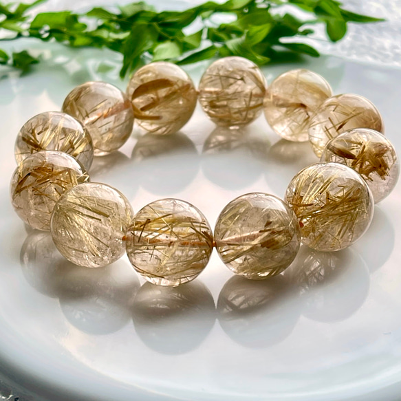 ルチル ブレスレット 大玉 楽天市場】【高品質 一点物 大玉 14mm