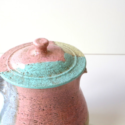 咖啡滴頭和水罐粉紅色 x 綠色 第7張的照片