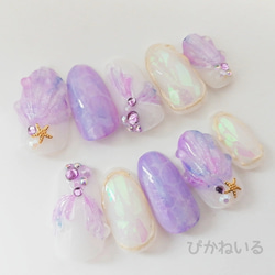 キャンディーカラー♡うるうるぷっくりフルーツネイル ネイル