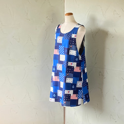 パッチワークエプロンドレス 70s パッチワークデザイン エプロンドレス – 古着屋Top of the