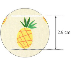 韓国製 果物柄 洋梨柄 北欧風の洋梨 生地 コットン100％シーチング Pineapple 15枚目の画像
