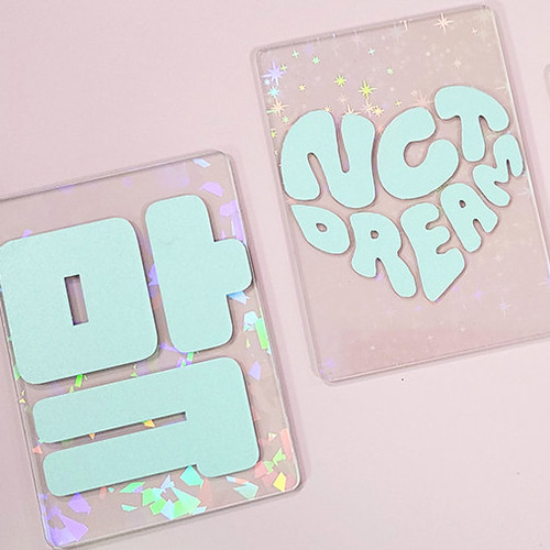 NCT ホログラム アクリル プレート NCT ペンライト 草鈍器 アクリル板