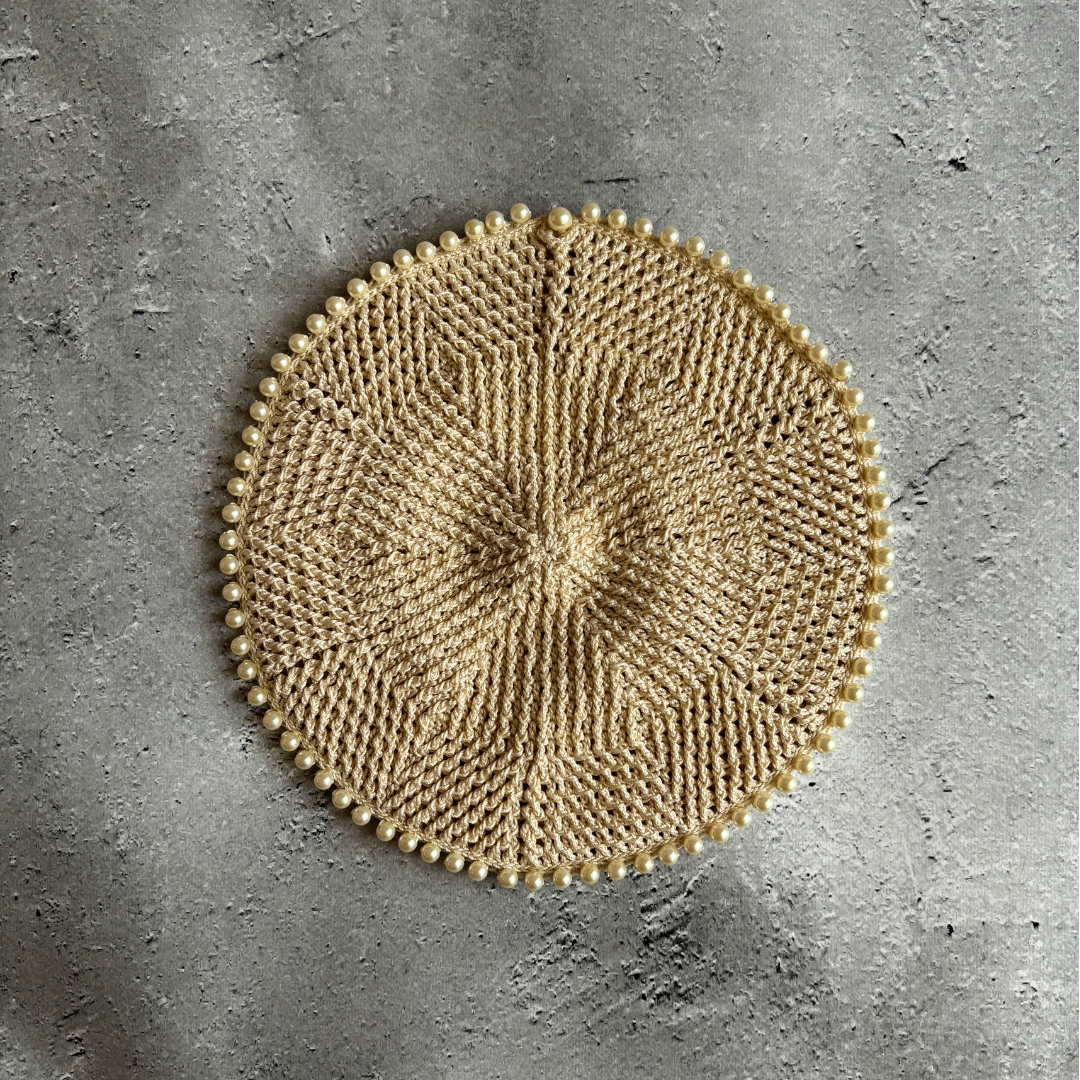 CARVING-003                                          手編みのポーチ