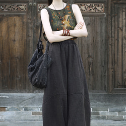 寬褲長褲加厚褲加厚秋冬保暖#6188黑色 第8張的照片