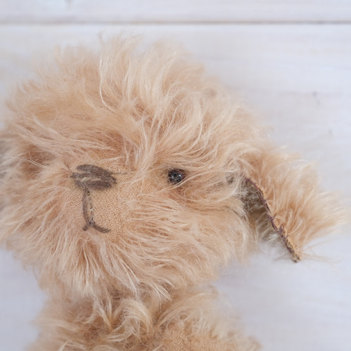 ふさふさワンワン ぬいぐるみ 犬 いぬ 海外作家様 ハンドメイド