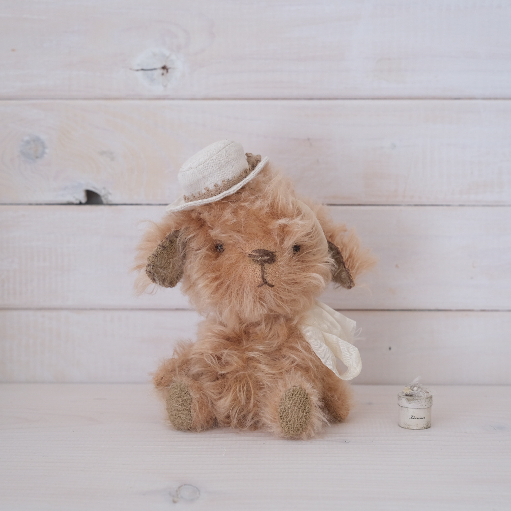 ぬいぐるみ 海外作家様 アーティストベア 鼻水垂らすワンワン テディベア 犬
