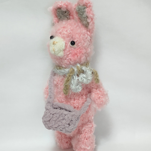 ピンク色のウサギ(あみぐるみ) あみぐるみ friend-Y 通販 17642104
