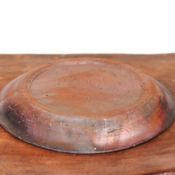 備前焼 皿・サンギリ(21cm)　sr3-080 5枚目の画像