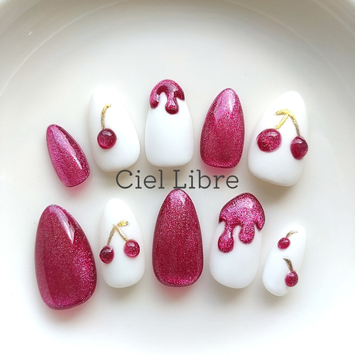 ○キャンペーン対象デザイン○【サイズオーダー】No.10 ネイルチップ  