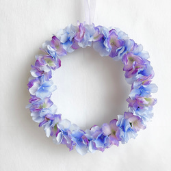 紫陽花の花びらリース 17枚目の画像