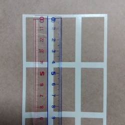 《クラフト無地シール》長方形型/2×4cm/72枚 4枚目の画像