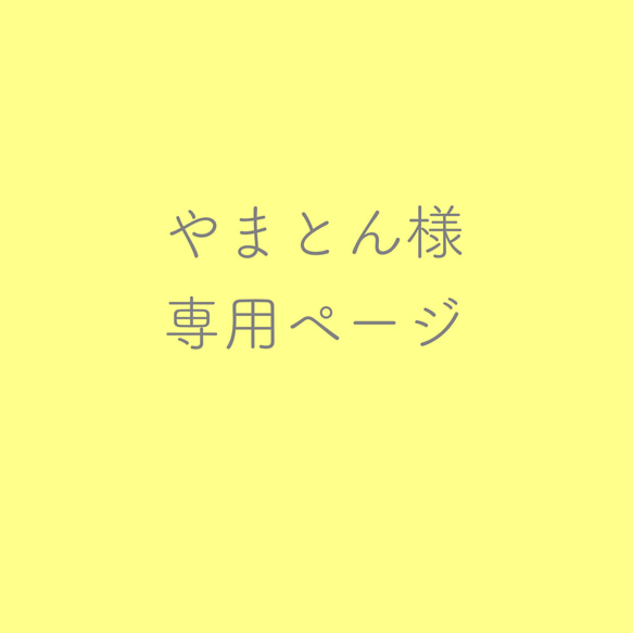 やまとん様専用ページ 1枚目の画像