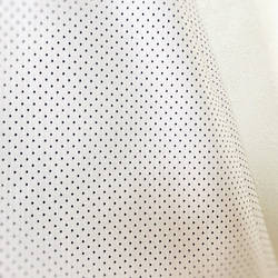 播州織り 先染めドット柄 ふんわりタックギャザースカート 便利な両脇ポケット付き 6枚目の画像
