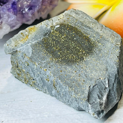 星屑パイライト˚✧₊⁎ 原石　ラフストーン　結晶 クラスター 6枚目の画像