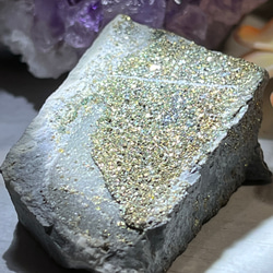 星屑パイライト˚✧₊⁎ 原石　ラフストーン　結晶 クラスター 2枚目の画像