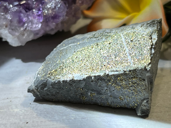 星屑パイライト˚✧₊⁎ 原石　ラフストーン　結晶 クラスター 5枚目の画像
