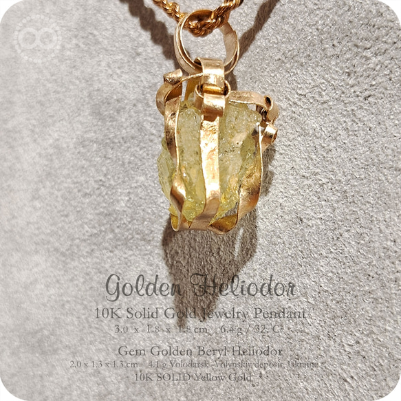 ✡ The Golden Age ✡ Gem 10K SOLID GOLD Pendant H236 第4張的照片