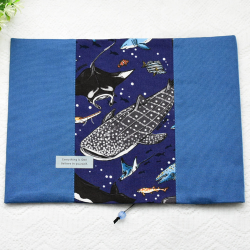 四六判◇海の生き物◇ブックカバー ブックカバー - Farbe* - saika