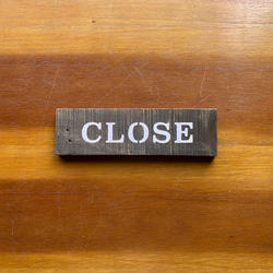 木製 オープンクローズ看板 ひもタイプ ドア サイン 16 3枚目の画像