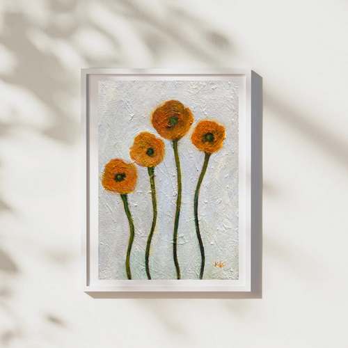 絵画・油絵】ひなげし(ポピー)|アート 花 絵画 Art Fractal 絵画・油絵】ひなげし(ポピー)|アート 花 絵画 Art Fractal