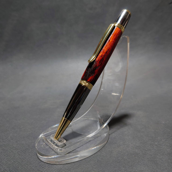 老紅木 ウッドボールペン【送料・ギフトボックス無料・当日発送】 油性ボールペン用 替え芯