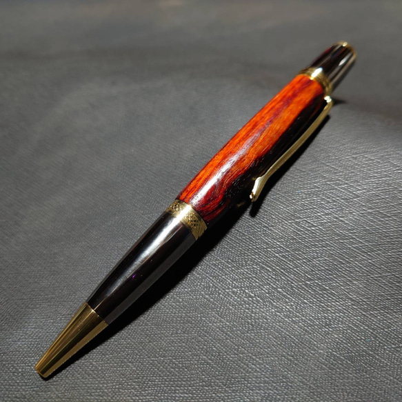 老紅木 ウッドボールペン【送料・ギフトボックス無料・当日発送】 油性ボールペン用 替え芯