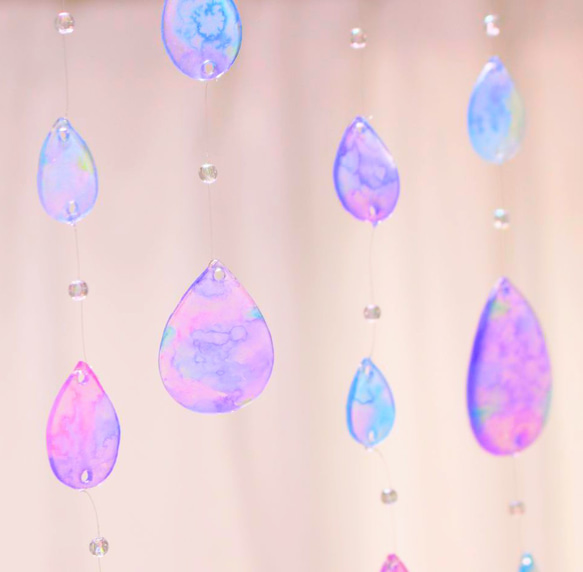 モビール　雨に香る紫陽花 9枚目の画像