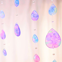 モビール　雨に香る紫陽花 4枚目の画像