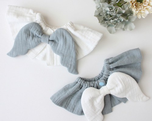 売り切れました 020 ふわふわスタイ 両面ガーゼ 売り切れました 020