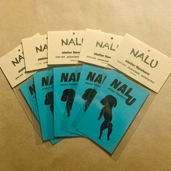No.29 NALUステッカーターコイズ（屋外使用可） 2枚目の画像