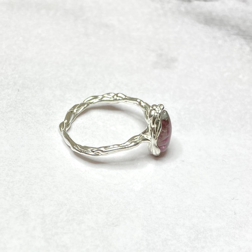 SV925 バイカラートルマリン ピンキーリング 3.5号 指輪・リング t