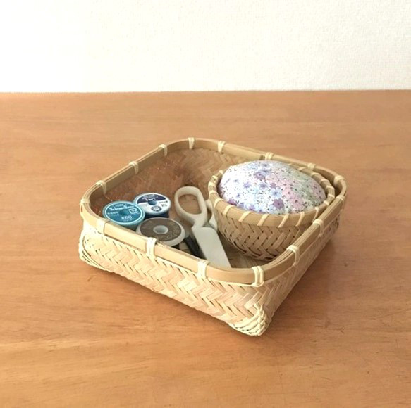 限定販売】網代編み小物入れ フリーボックス・小物入れ タケアミ 通販