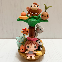 ちょこんと端午の節句飾り 金太郎 ミニチュア 粘土細工 樹脂粘土 季節