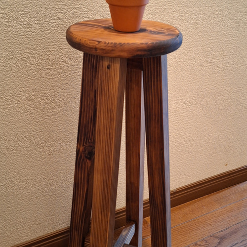 ちょっとあったら良いな 座面幅19㎝脚長スツール丸椅子 椅子（チェアー