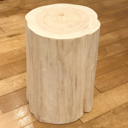 Hinoki  Wood  Stool  No.656 1枚目の画像