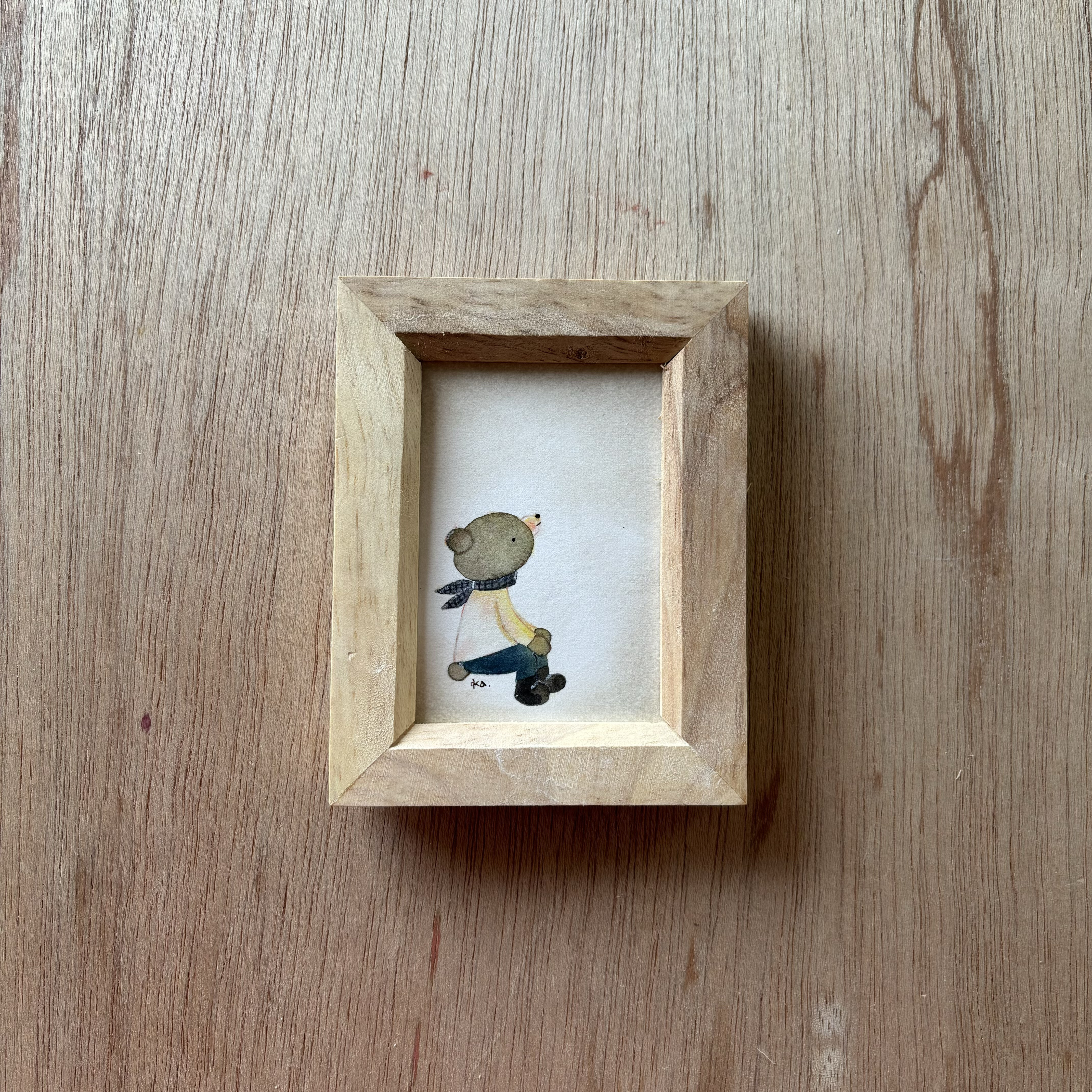 「ひとりの時間」ミニ額　原画